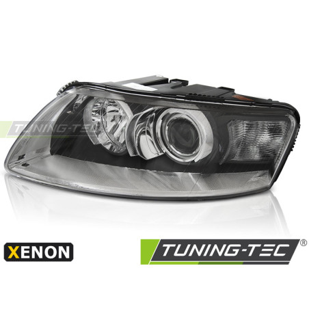 Fari Anteriori Cromato per Audi A6 C6 04/2004-2008 (Cod. TT-FAU02L)