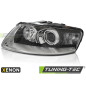 Fari Anteriori Cromato per Audi A6 C6 04/2004-2008 (Cod. TT-FAU02L)