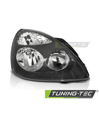 Fari Anteriori Nero per Renault Clio Ii 06/2001-09/2005 (Cod. TT-FRE01R)