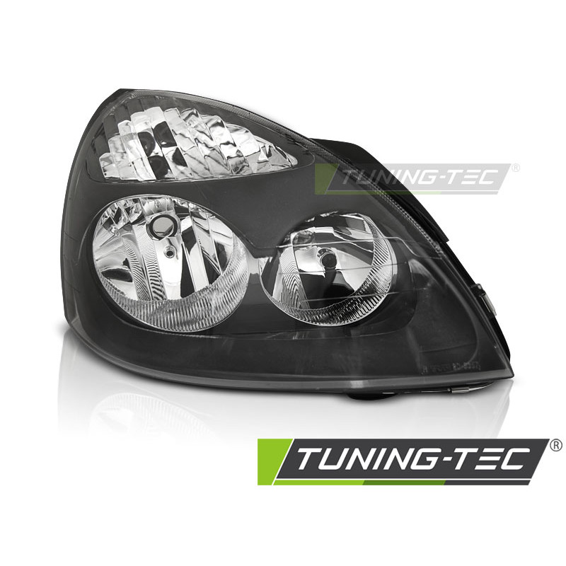 Fari Anteriori Nero per Renault Clio Ii 06/2001-09/2005 (Cod. TT-FRE01R)