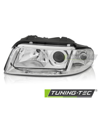 Fari Anteriori Cromato per Audi A4 B5 1999-2000 (Cod. TT-FAU04L)