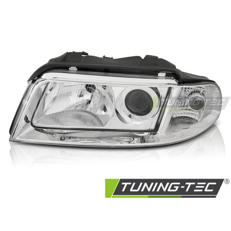 Fari Anteriori Cromato per Audi A4 B5 1999-2000 (Cod. TT-FAU04L)