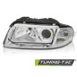 Fari Anteriori Cromato per Audi A4 B5 1999-2000 (Cod. TT-FAU04L)