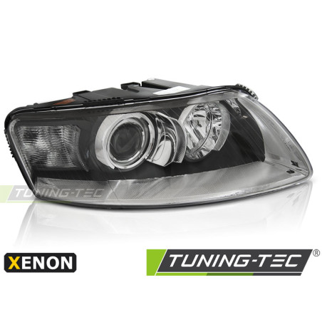 Fari Anteriori Cromato per Audi A6 C6 04/2004-2008 (Cod. TT-FAU02R)