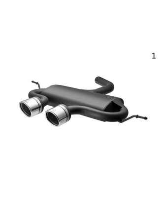 VOLKSWAGEN GOLF VI, GOLF V R32,  SCIROCCO 3 silenziatore sportivo (Cod. M-129-319C/101RS-1)