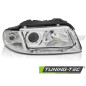 Fari Anteriori Cromato per Audi A4 B5 1999-2000 (Cod. TT-FAU04R)