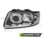 Fari Anteriori Cromato per Audi A3 8L 2000-2003 (Cod. TT-FAU07L)