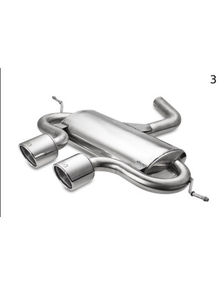 VOLKSWAGEN GOLF VI, GOLF V R32,  SCIROCCO 3 silenziatore sportivo (Cod. M-129-319C/101RS-1)