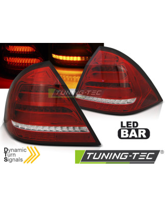 Fanali Posteriori LED Rosso/bianco per Mercedes-Benz Classe C W203 2004-2007 (Cod. TT-LDMEE4)