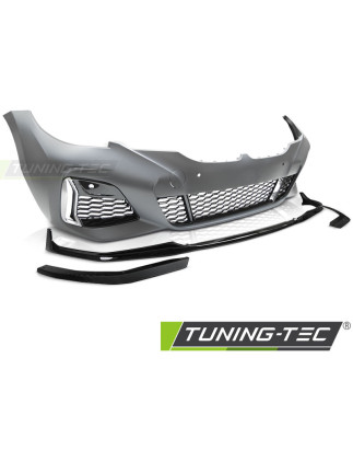 Paraurti Anteriore Nero Lucido Nero per BMW G20/G21 2019-2022 (Cod. TT-ZPBM75)