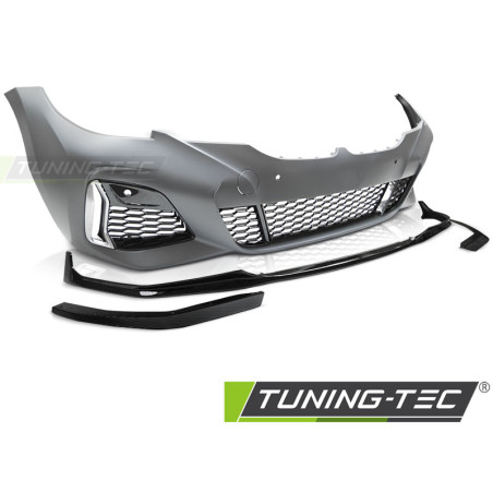 Paraurti Anteriore Nero Lucido Nero per BMW G20/G21 2019-2022 (Cod. TT-ZPBM75)