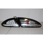 Fari Posteriori Seat Leon '05-'08 Led Black/Chrome Lampeggiante Led (Cod. E-FAS0054)