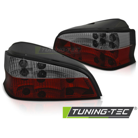 Fanali Posteriori Rosso Fumé per Peugeot 106 1996-2003 (Cod. TT-LTPE18)