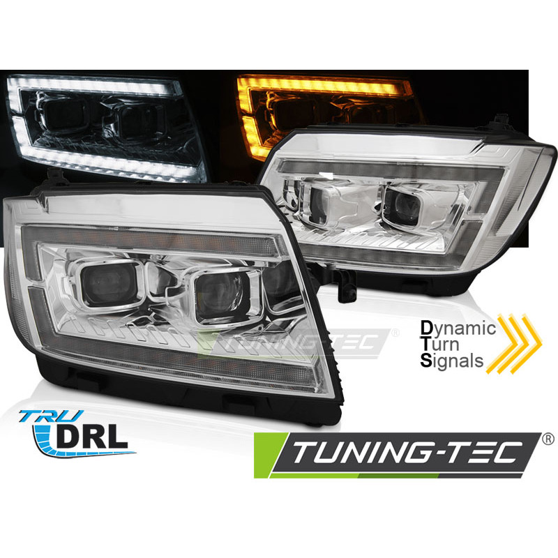 Fari Anteriori Luci Diurne DRL Cromato per Volkswagen Crafter Ii Dal 2017 (Cod. TT-LPVWU0) Fari Anteriori Luci Diurne DRL Cromato per Volkswagen Crafter Ii Dal 2017 (Cod. TT-LPVWU0)
