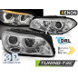 Fari Anteriori Angel Eyes per BMW F10/F11 Lci 2013-2016 (Cod. TT-LPBMO3)