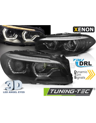 Fari Anteriori Angel Eyes per BMW F10/F11 Lci 2013-2016 (Cod. TT-LPBMO4)