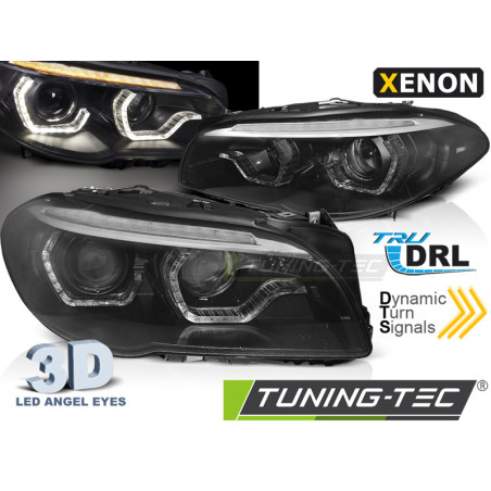 Fari Anteriori Angel Eyes per BMW F10/F11 Lci 2013-2016 (Cod. TT-LPBMO4)