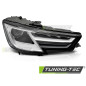 Fari Anteriori Nero per Audi A4 B9 2015-2019 (Cod. TT-FAU15R)