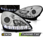 Fari Anteriori Luci Diurne Cromato per Mercedes-Benz R171 Slk 2004-2011 (Cod. TT-LPMEE2)