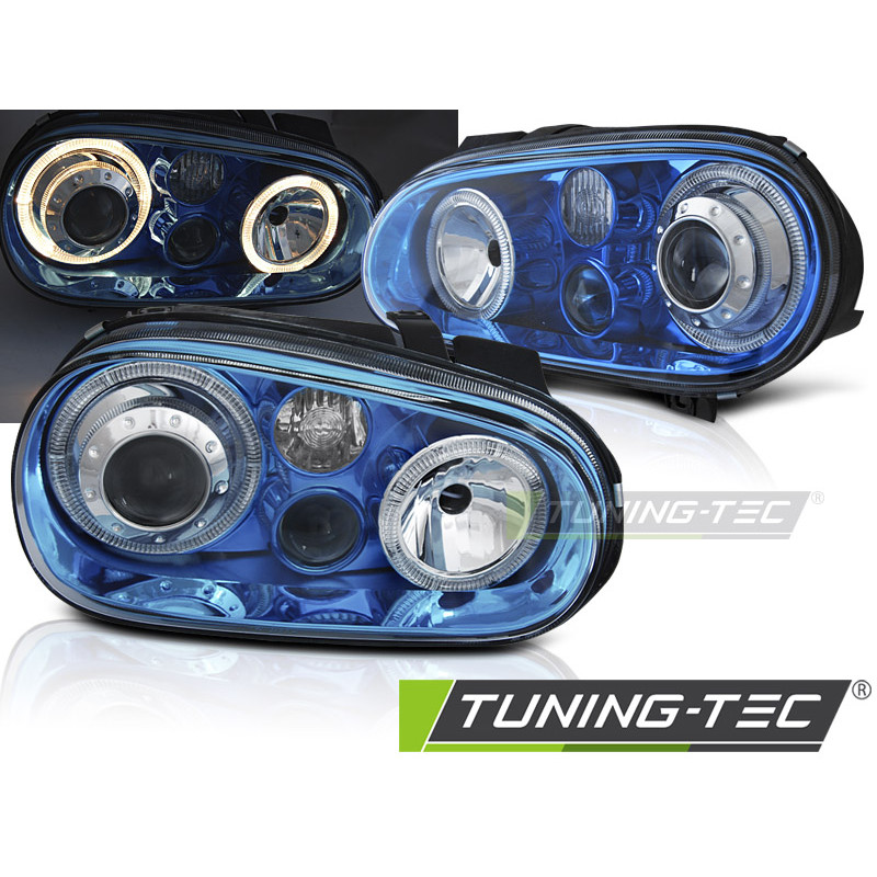 Fari Anteriori Angel Eyes per Volkswagen Golf 4 09/1997-09/2003 (Cod. TT-LPVW51)