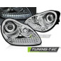 Fari Anteriori con Luci Diurne Luci Diurne Cromato per Porsche Cayenne Hid Xenon 2002-2006 (Cod. TT-