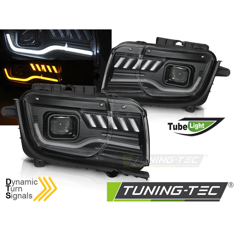 Fanali Posteriori Nero per Chevrolet Camaro Seq 2009-2013 (Cod. TT-LPCT12)