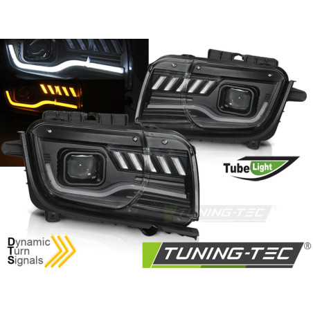 Fanali Posteriori Nero per Chevrolet Camaro Seq 2009-2013 (Cod. TT-LPCT12)