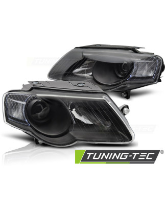 Fari Anteriori Nero per Volkswagen Passat B6 3C 03/2005-2010 (Cod. TT-LPVWW6)