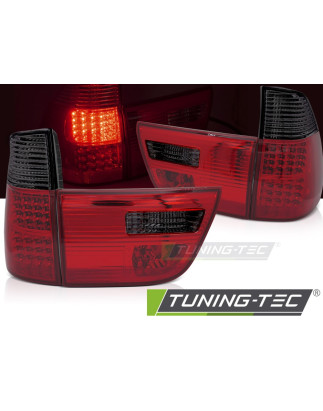 Fanali Posteriori LED Rosso Fumé per BMW X5 E53 09/1999-10/2003 (Cod. TT-LDBMM9)