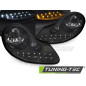 Fari Anteriori Luci Diurne Nero Lucido Nero per Porsche Boxster /911 996 1996-2004 (Cod. TT-LPPO12)