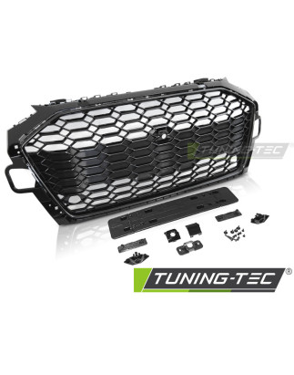Griglia Frontale Nero Lucido Nero per Audi A4 B9 2020-2024 (Cod. TT-GRAU80)