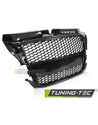 Griglia Frontale Nero Lucido Nero per Audi A3 8P 04/2008-07/2012 (Cod. TT-GRAU83)