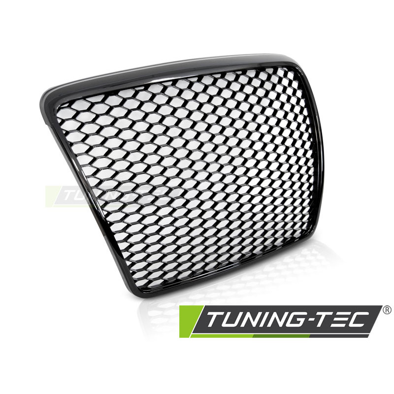 Griglia Frontale Nero Lucido Nero per Audi A6 C6 2009-2011 (Cod. TT-GRAU81)