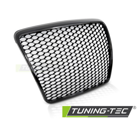 Griglia Frontale Nero Lucido Nero per Audi A6 C6 2009-2011 (Cod. TT-GRAU81)