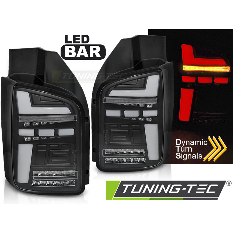 Fanali Posteriori LED Nero per Volkswagen T6 OEM Bulb 2015-2019 (Cod. TT-LDVWO9)