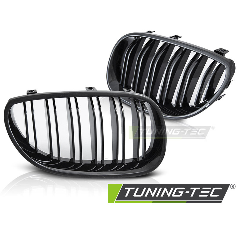 Griglia Frontale Nero Lucido Nero per BMW E60/E61 2003-2010 (Cod. TT-GRBMD7)