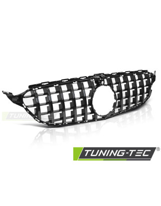Griglia Frontale Nero Lucido Nero per Mercedes-Benz W205 2014-2018 (Cod. TT-GRME57)