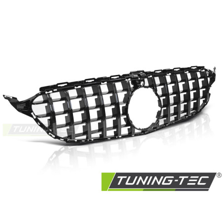 Griglia Frontale Nero Lucido Nero per Mercedes-Benz W205 2014-2018 (Cod. TT-GRME57)