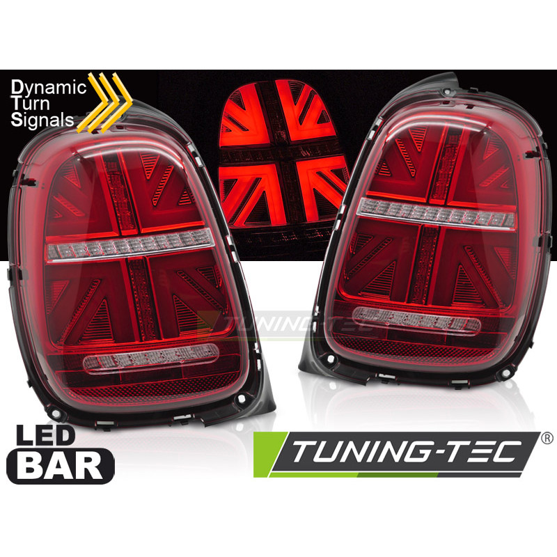 Fanali Posteriori LED Rosso/bianco per Mini Cooper F55 F56 F57 6-PIN 2014-2017 (Cod. TT-LDMC12)