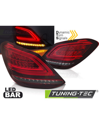 Fanali Posteriori LED Rosso/bianco per Mercedes-Benz C-class W205 2014-2018 (Cod. TT-LDMEC9)