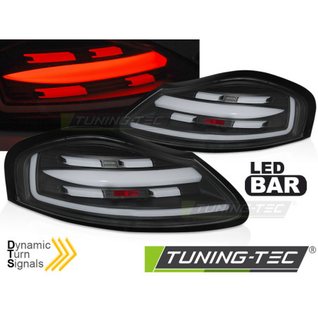 Fanali Posteriori LED Nero per Porsche Boxster 986 1996-2004 (Cod. TT-LDPO38)