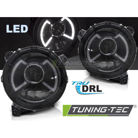 Fari Anteriori Luci Diurne DRL LED per Jeep Wrangler Jl 2018-2023 (Cod. TT-LPCH40)
