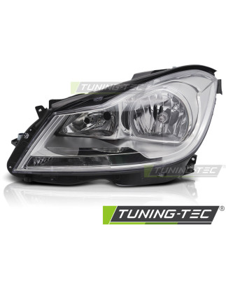 Fari Anteriori Cromato per Mercedes-Benz W204 2011-2014 (Cod. TT-FME04L)