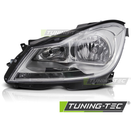 Fari Anteriori Cromato per Mercedes-Benz W204 2011-2014 (Cod. TT-FME04L)