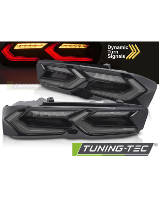 Fanali Posteriori LED Nero per Chevrolet Camaro 2019-2023 (Cod. TT-LDCT10)