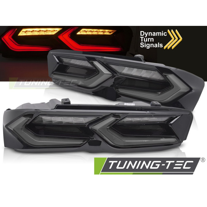 Fanali Posteriori LED Nero per Chevrolet Camaro 2019-2023 (Cod. TT-LDCT10)