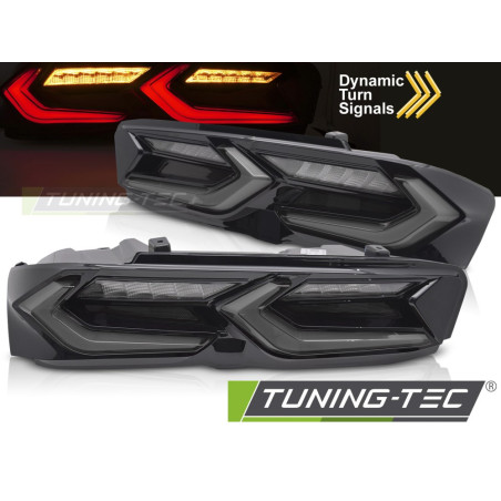Fanali Posteriori LED Nero per Chevrolet Camaro 2019-2023 (Cod. TT-LDCT10)