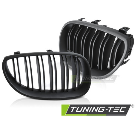 Griglia Frontale Nero Opaco Nero per BMW E60/E61 2003-2010 (Cod. TT-GRBMD6)
