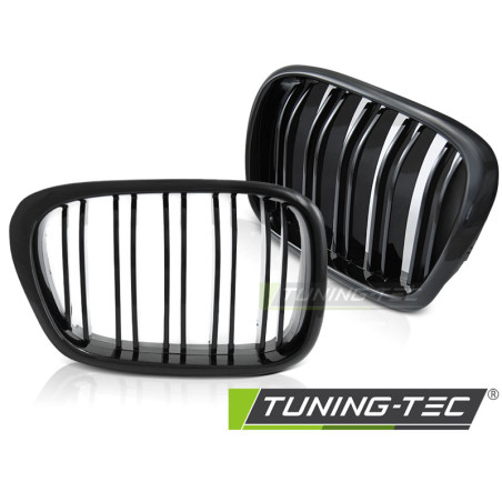 Griglia Frontale Nero Lucido Nero per BMW E39 1995-2003 (Cod. TT-GRBME3)