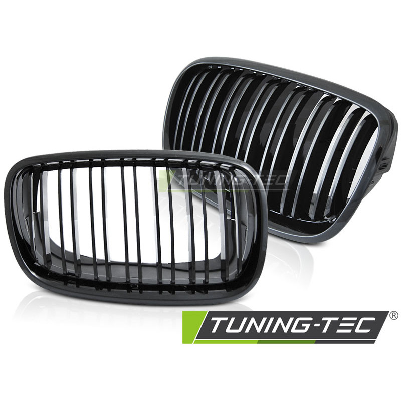 Griglia Frontale Nero Lucido Nero per BMW X5 E70/X6 E71 Dal 2008 (Cod. TT-GRBME5)